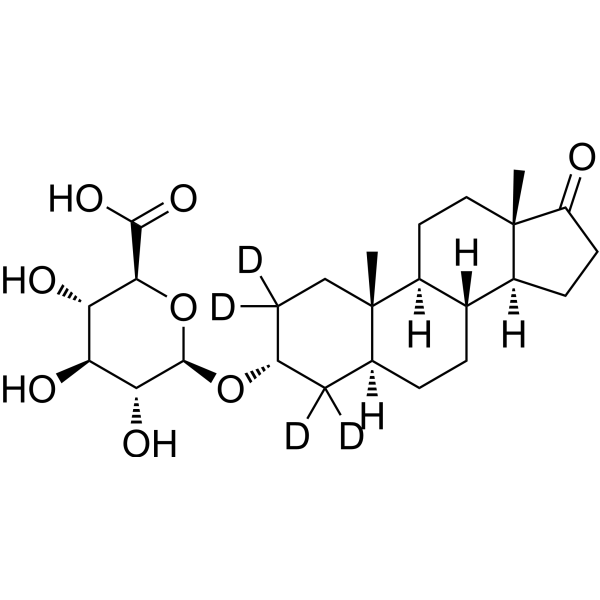 Androsterone-d4 glucuronide 2687960-87-6